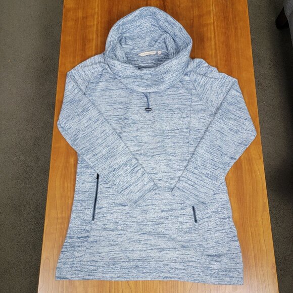 Soft Surroundings Blue Cloud 9 Cowl Neck Tunic Sweater - M - Picture 5 of 10